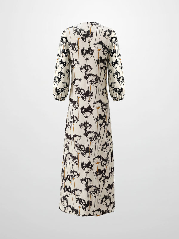 Neck Tie Boho Dress-Wish Flower