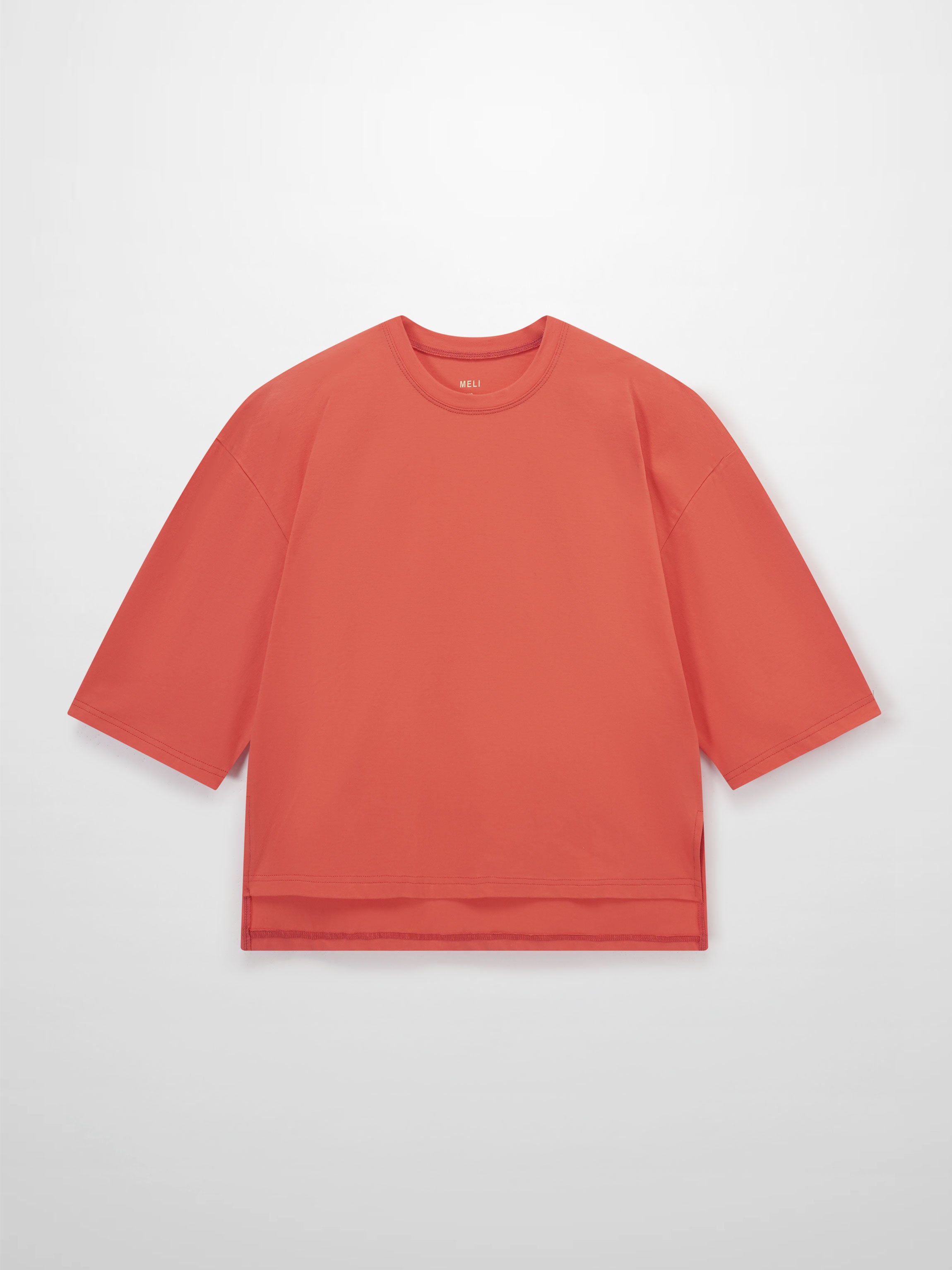 Wide Sleeve Tee-Coral