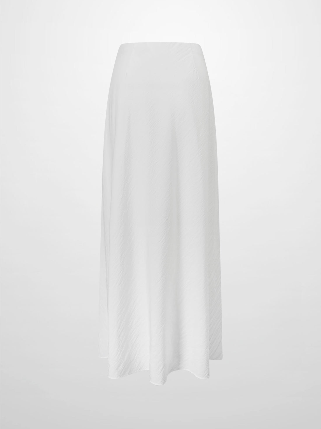 Crinkle Skirt 37"-White