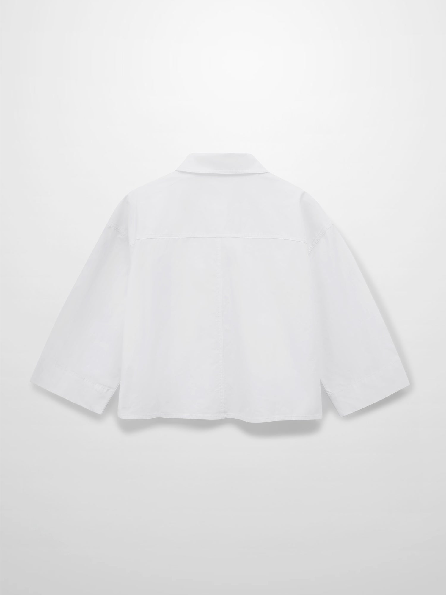 Cotton Crop Blouse-White