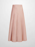 Lux Satin Pleated Skirt 37