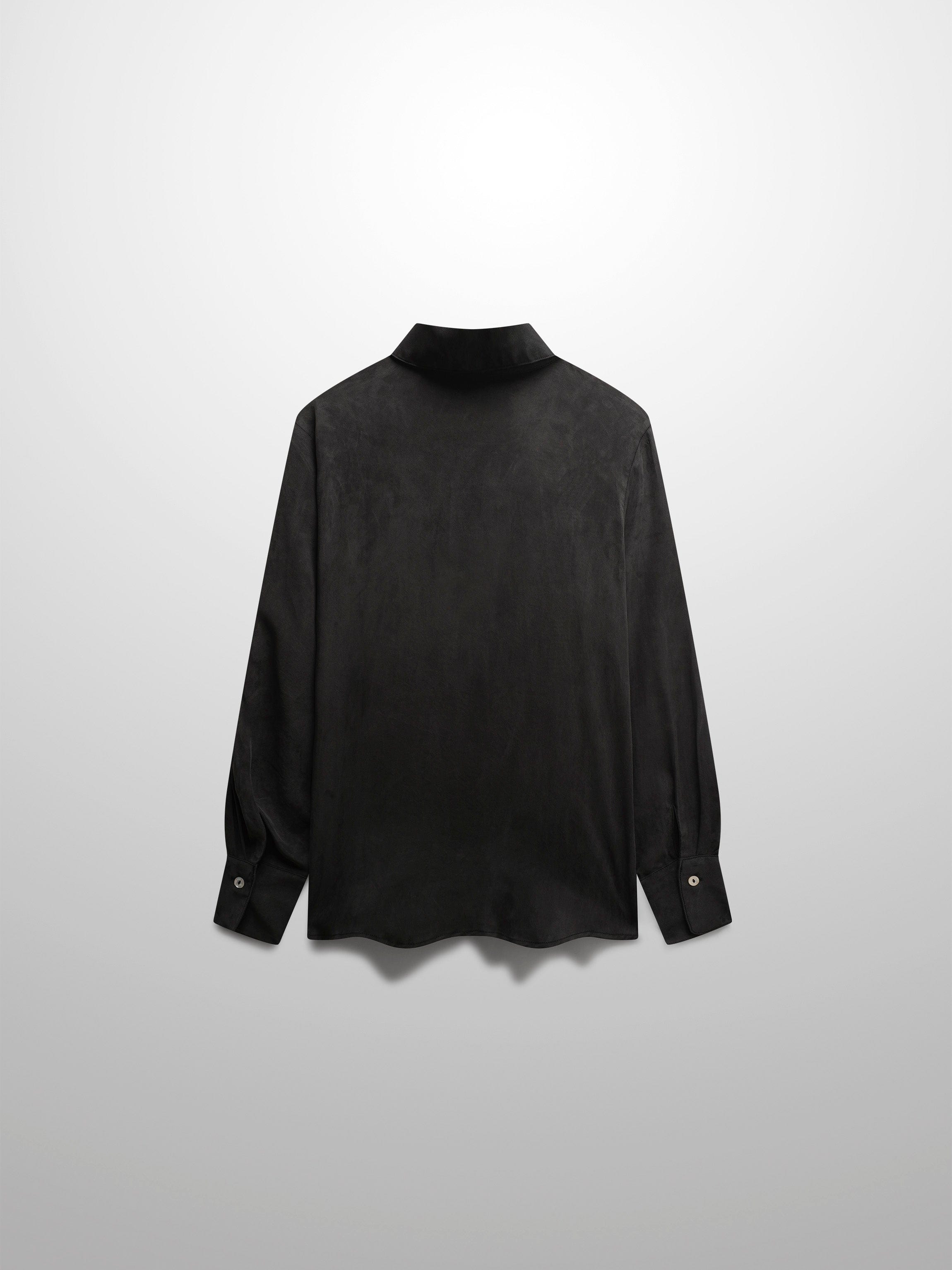 Cupro Blouse-Black