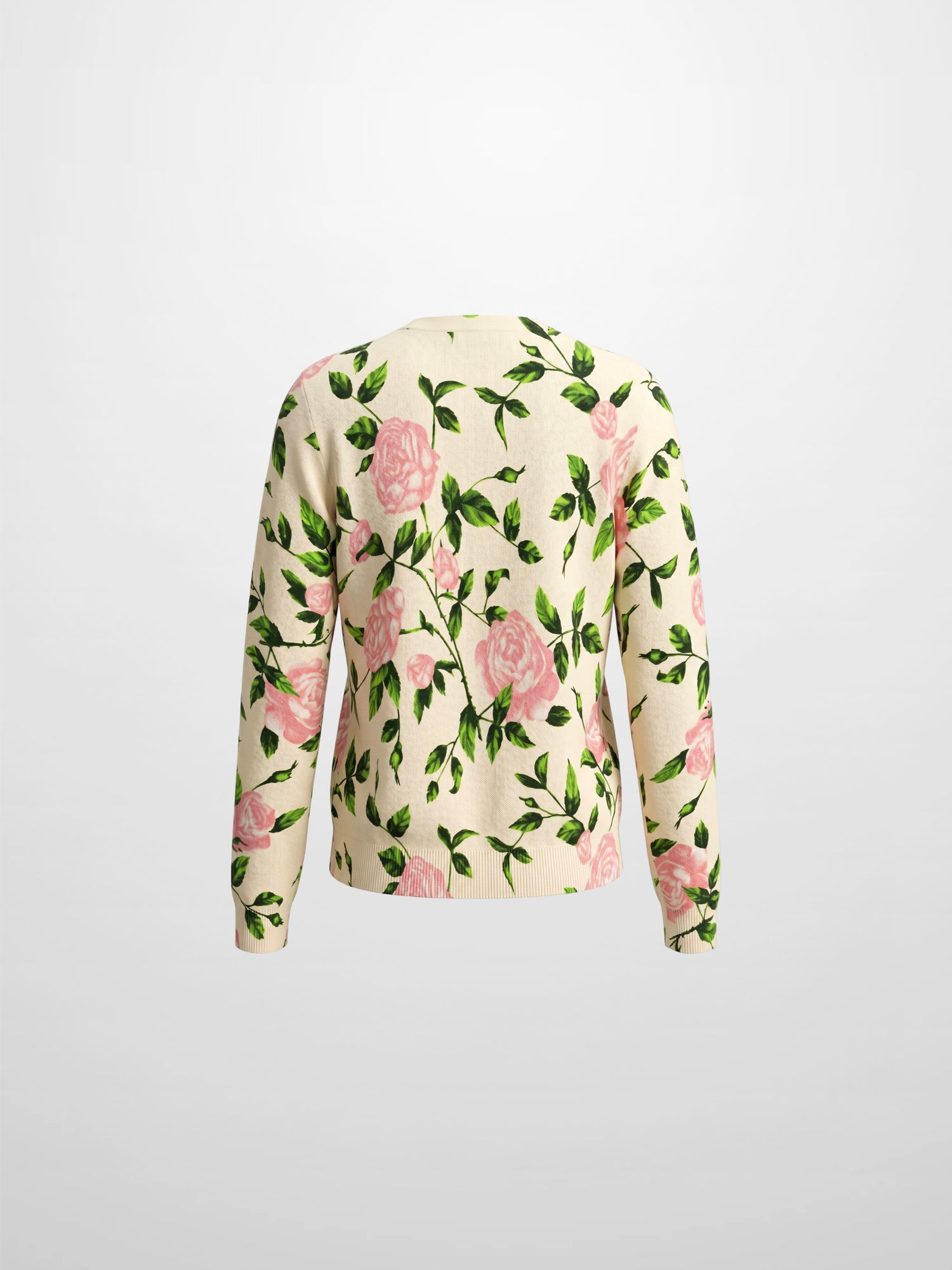 Printed Sweater-Cream Pop Floral