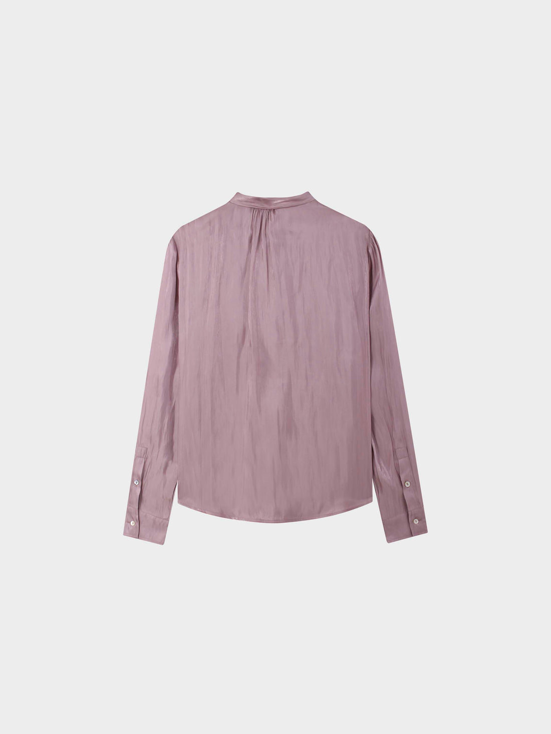 Shimmer Tie Blouse-Mauve