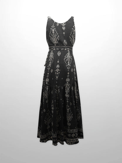 Tiered Wrap Jumper-Bandana