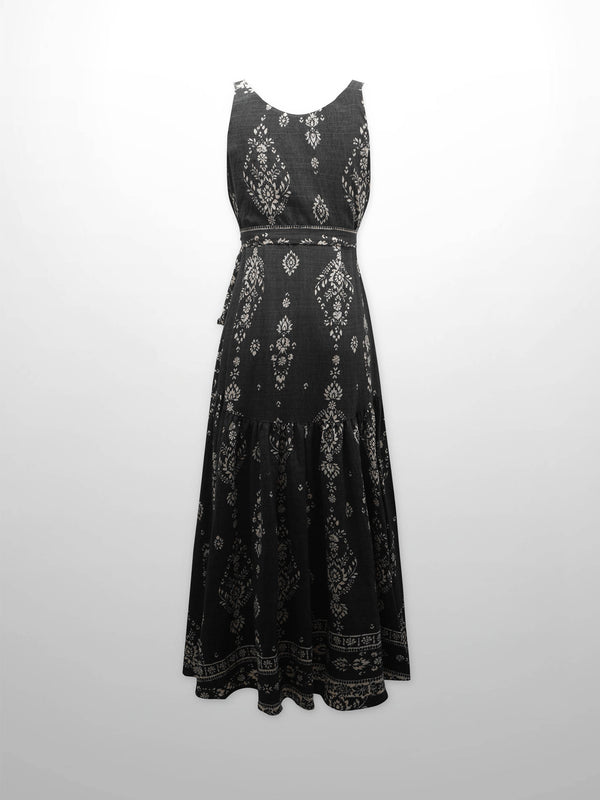 Tiered Wrap Jumper-Bandana