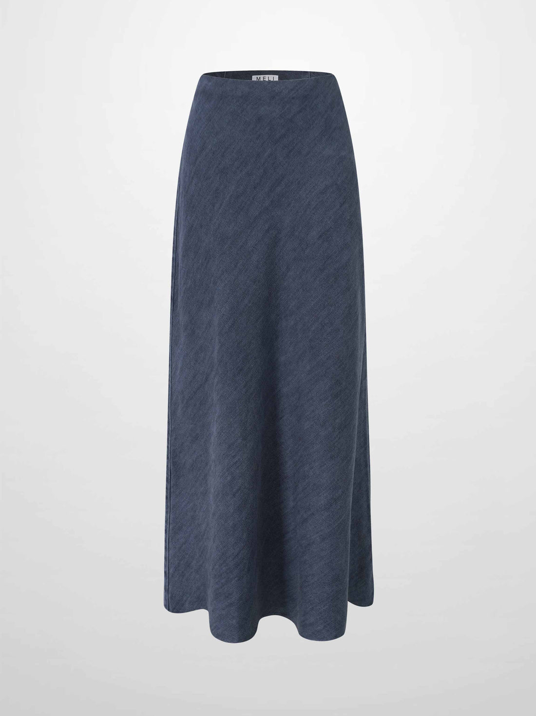 Classic Denim Skirt 37"-Medium Blue