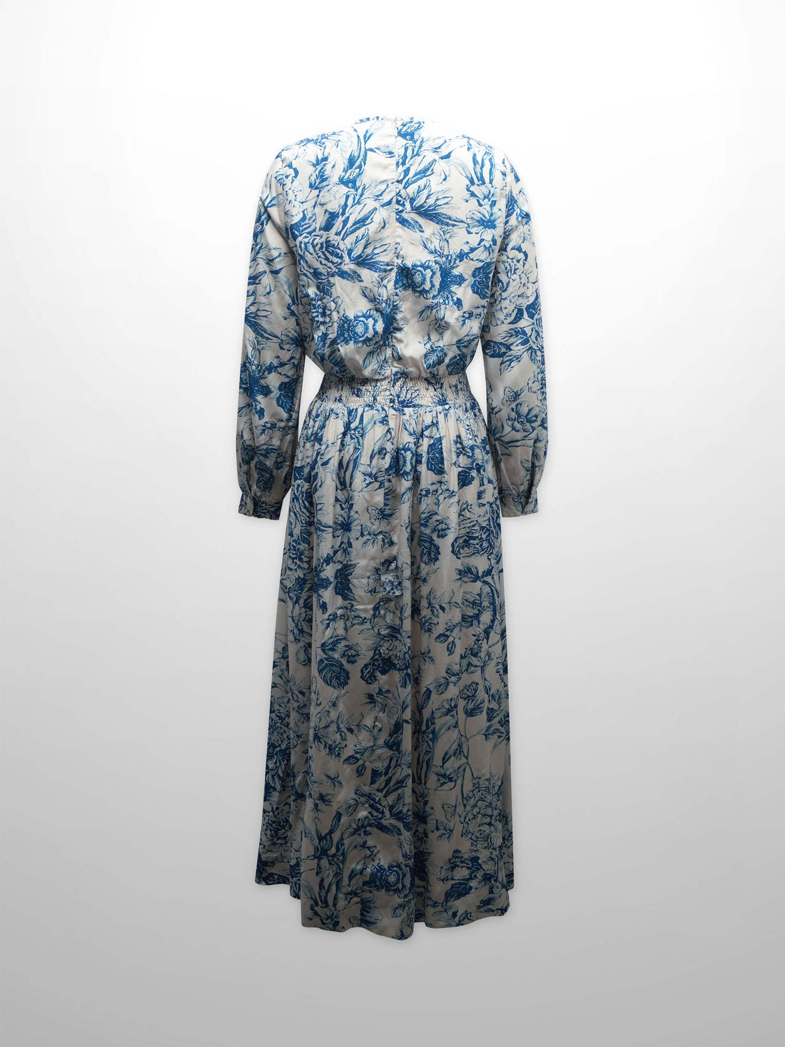 Smocked Waist Dress-Toile