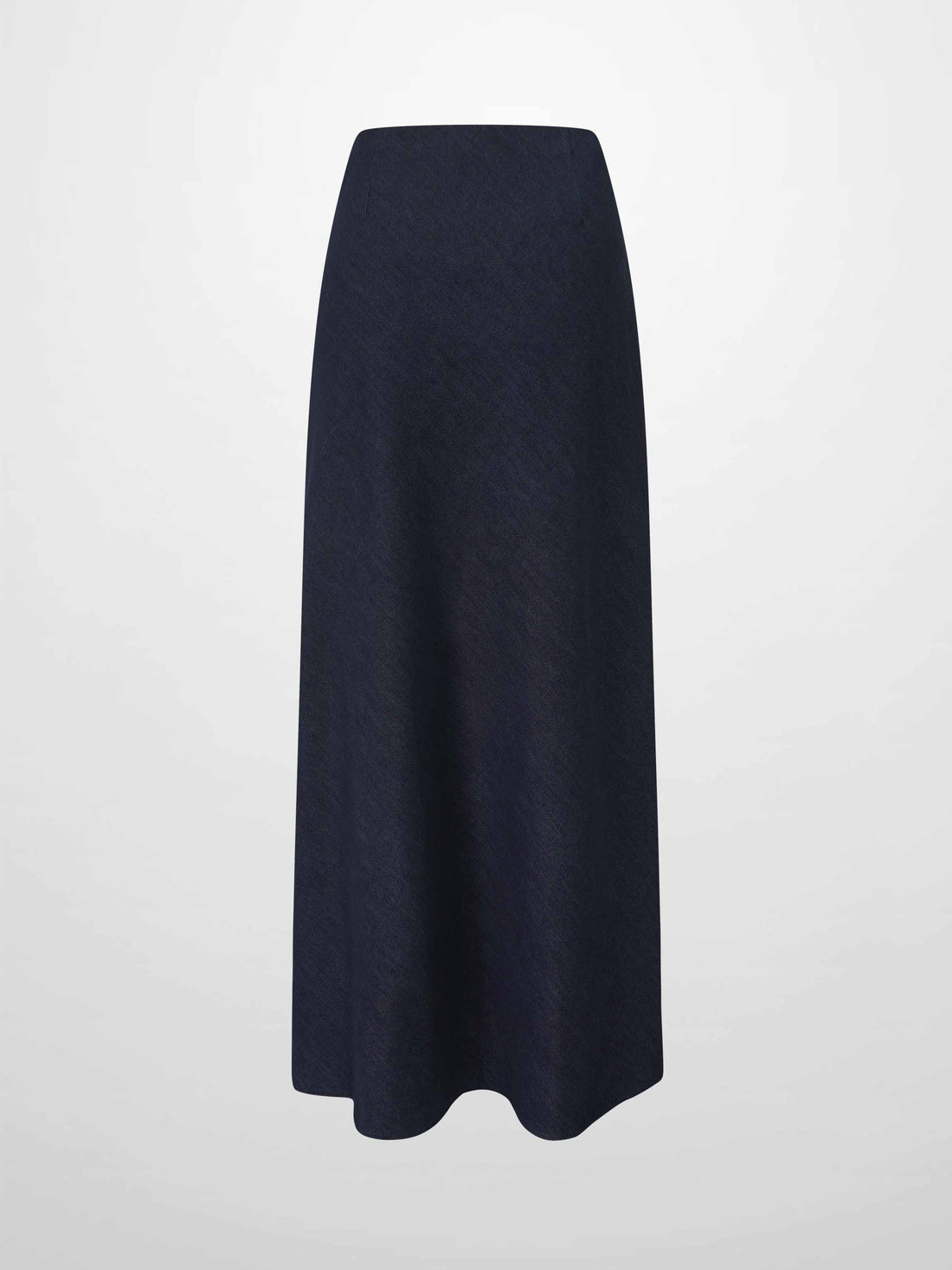 Classic Denim Skirt 37"-Dark Blue