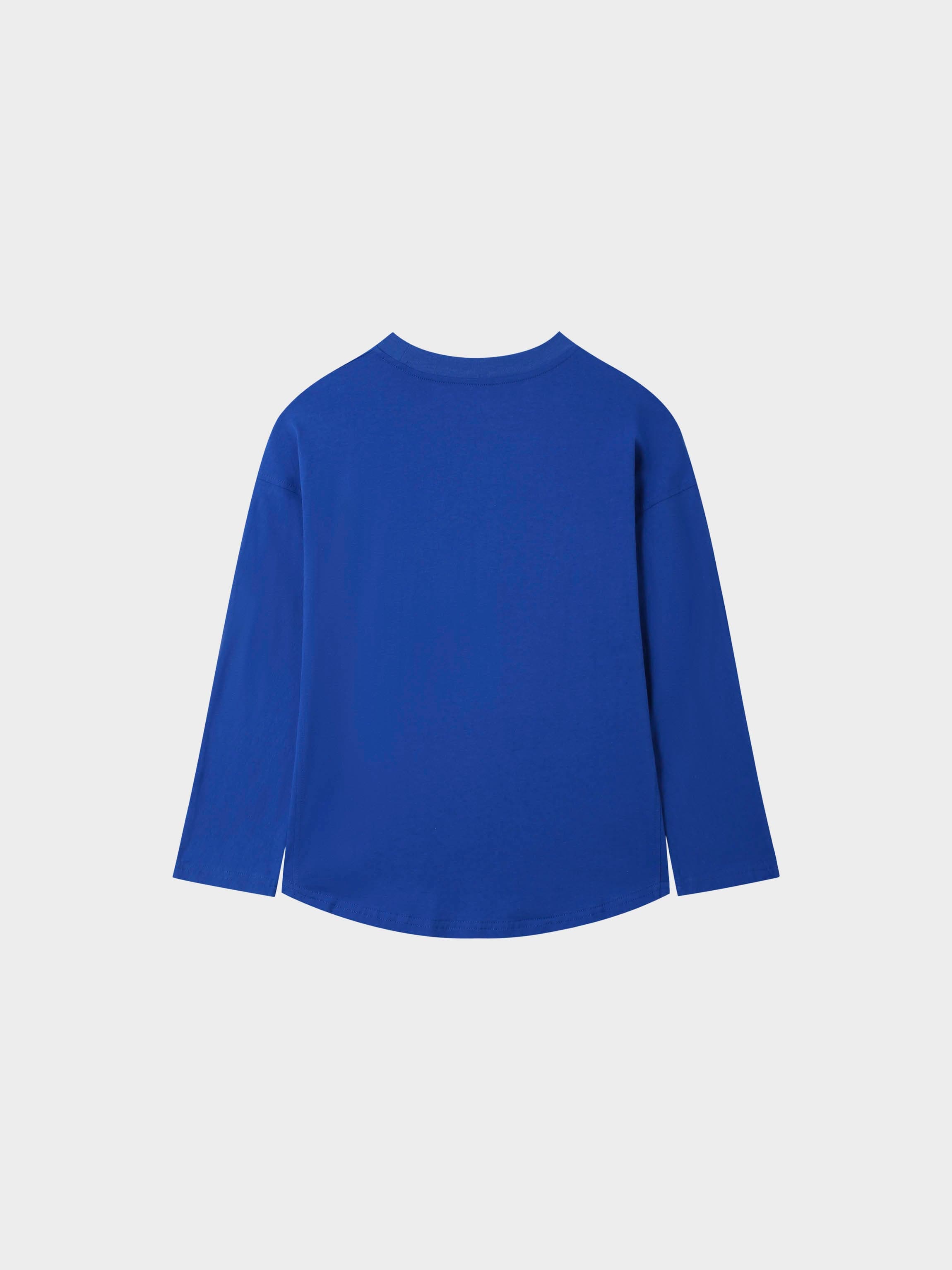 OVERSIZED TEE-COBALT BLUE