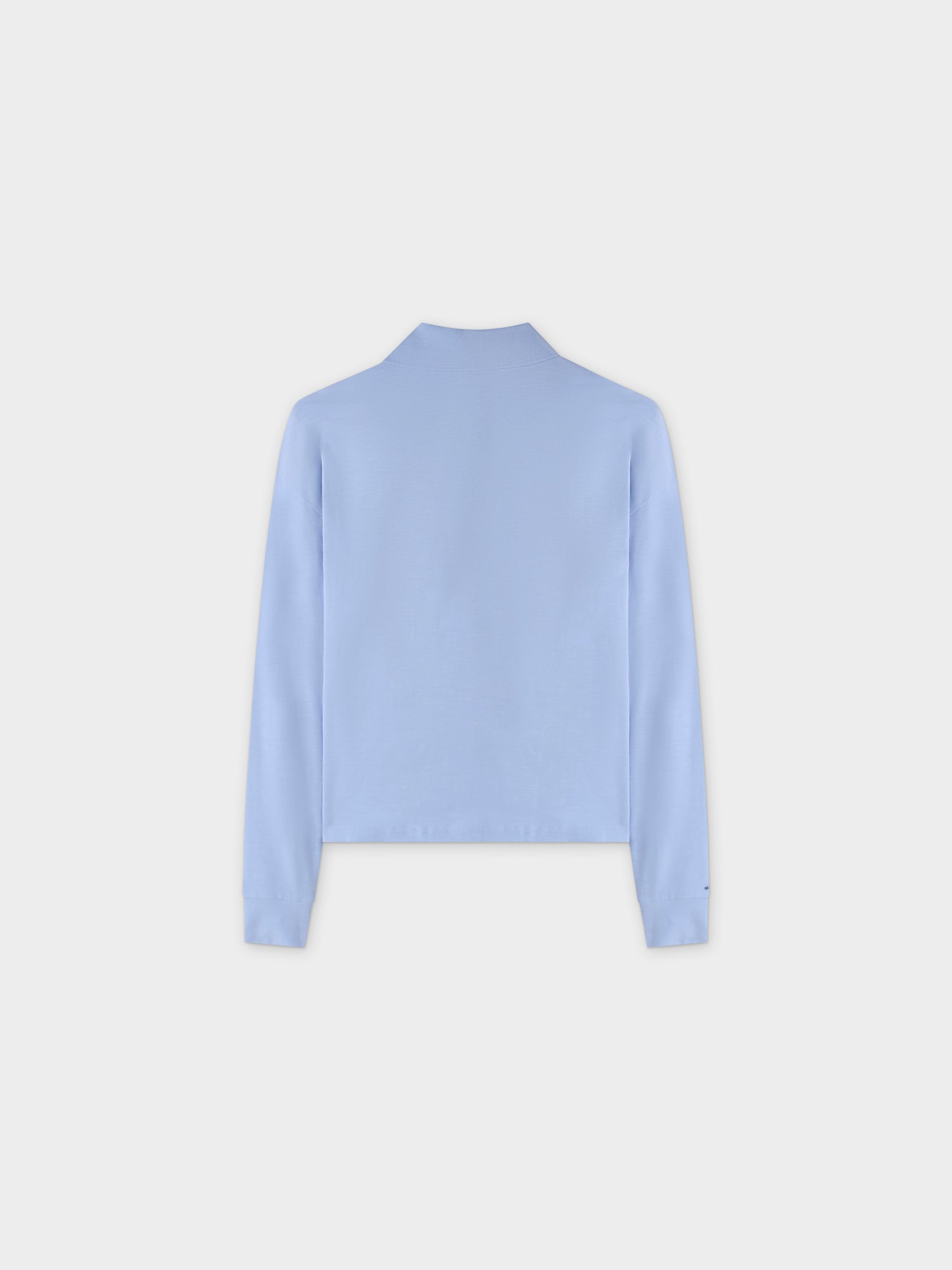 COLLAR TEE-LIGHT BLUE