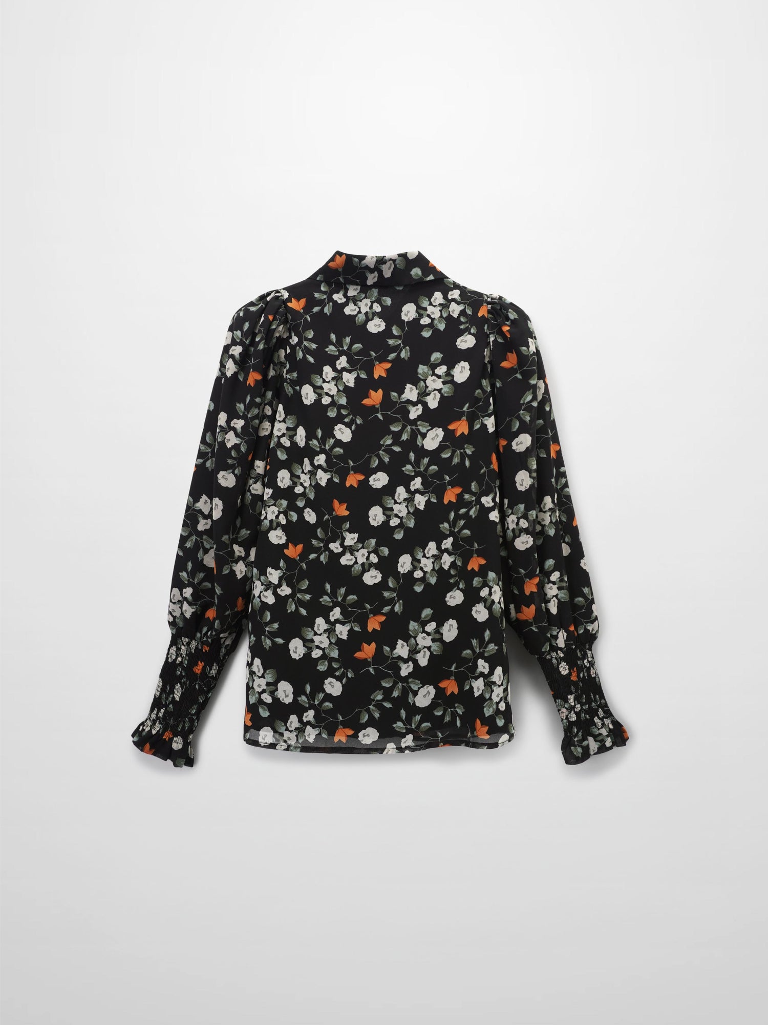Smocked Blouse-Poppy Floral