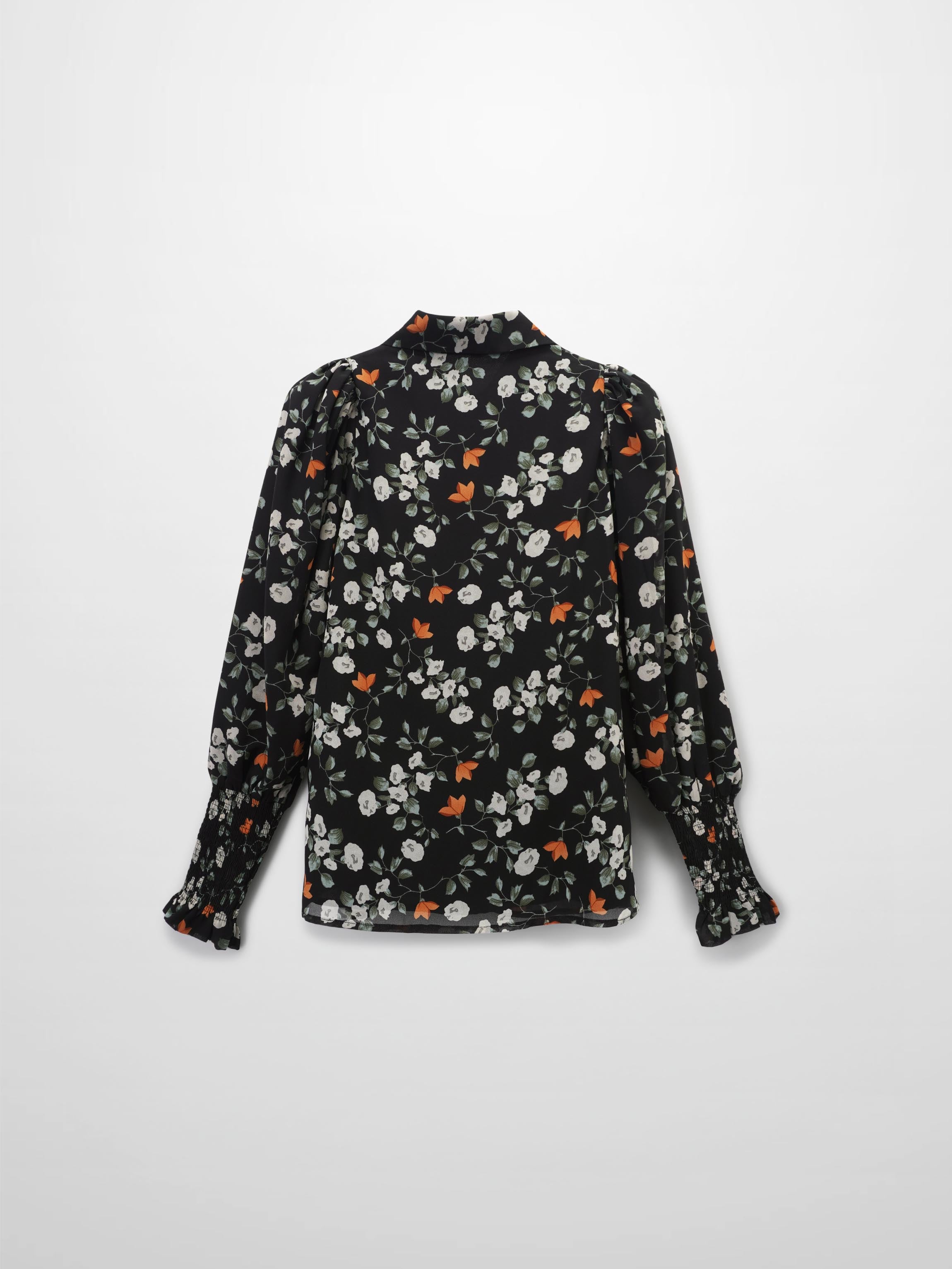 Smocked Blouse-Poppy Floral