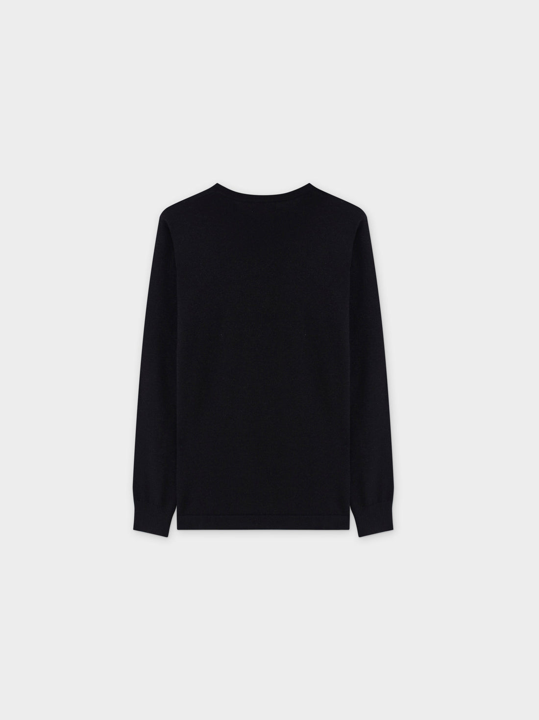 LUREX V NECK SWEATER-BLACK