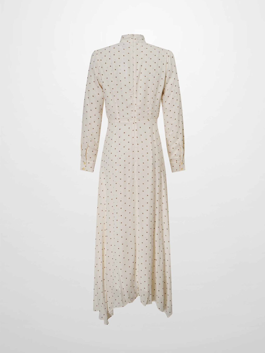 Katie Dress-Cream Polka Dot