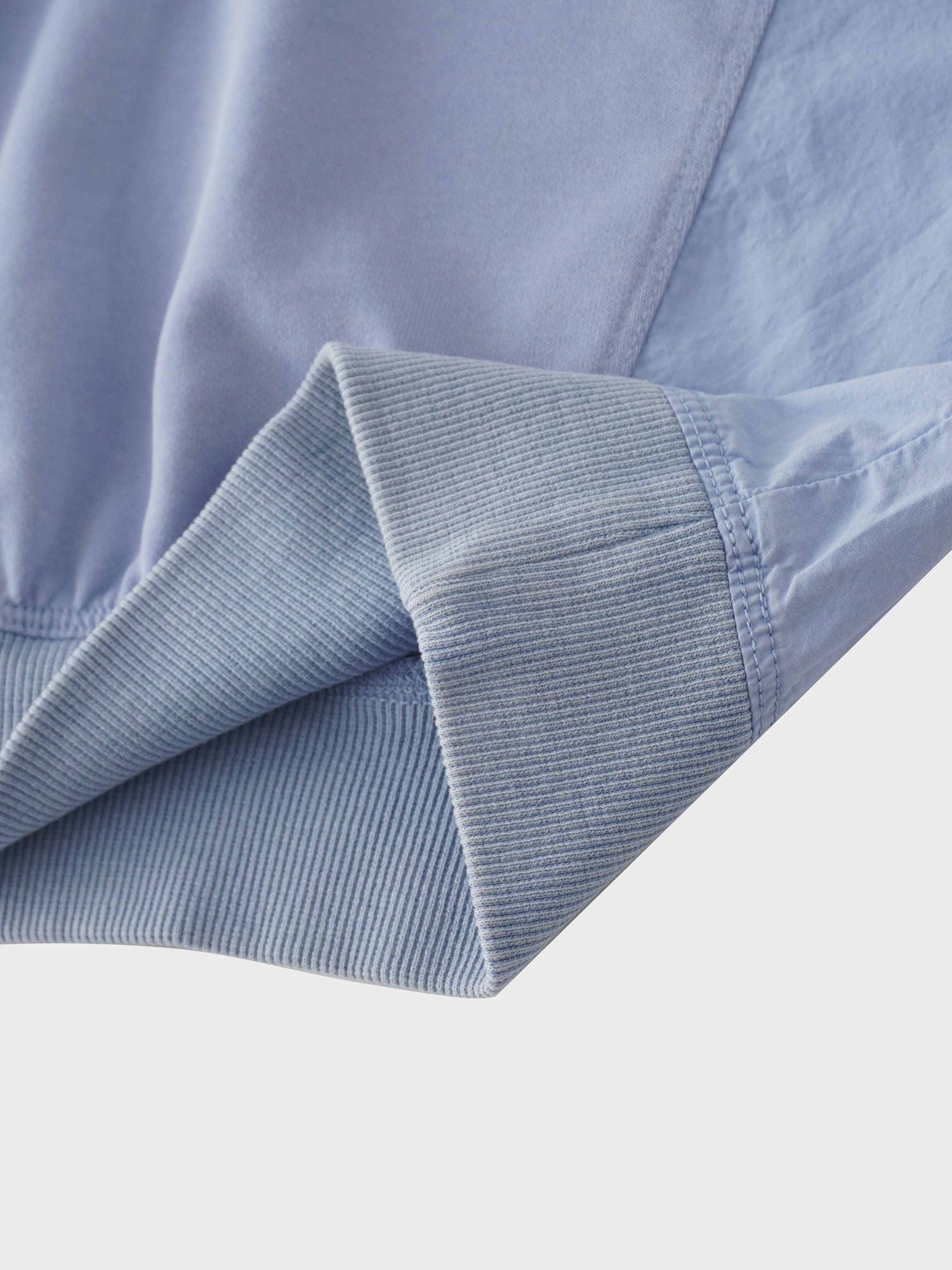 Washed Dolman Bomber Tee-Blue