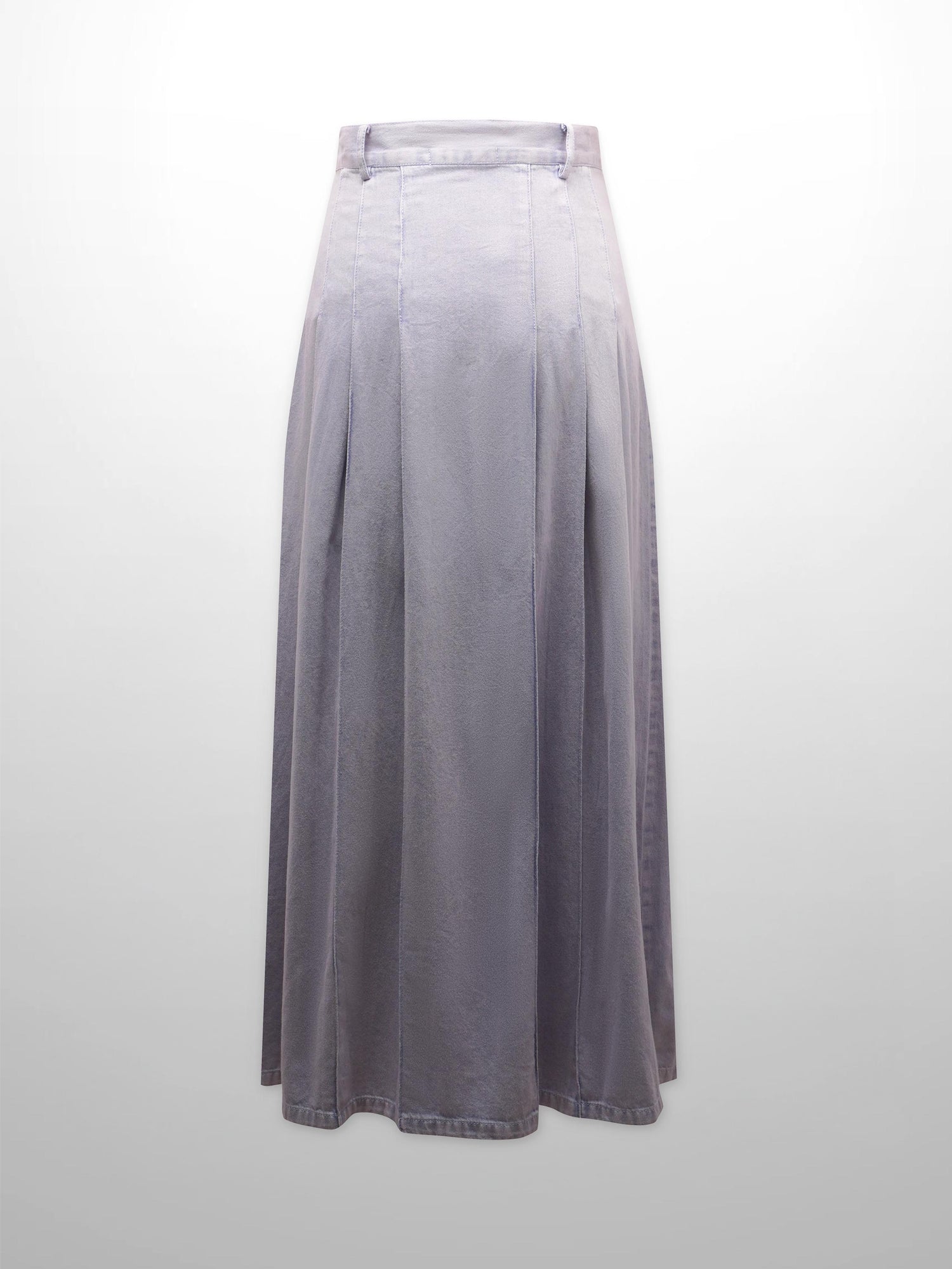 Stitched Pleated Skirt-Lavender