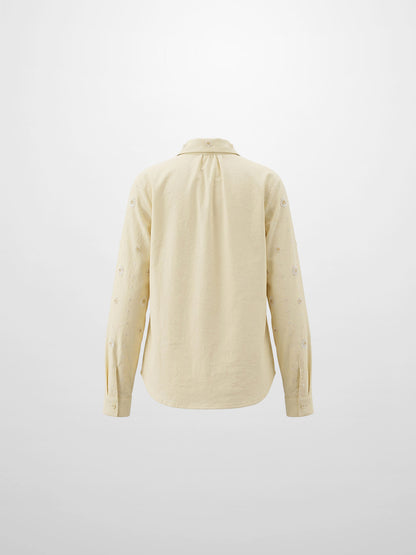 Embellished Blouse-Cream