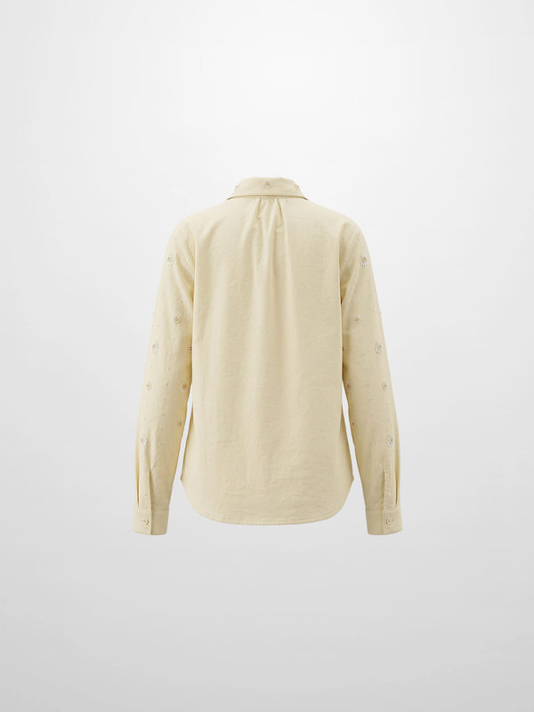 Embellished Blouse-Cream