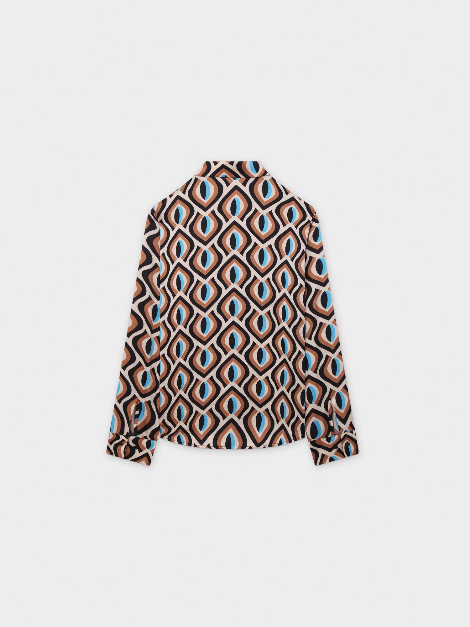 Printed Blouse-Geometric Neutrals