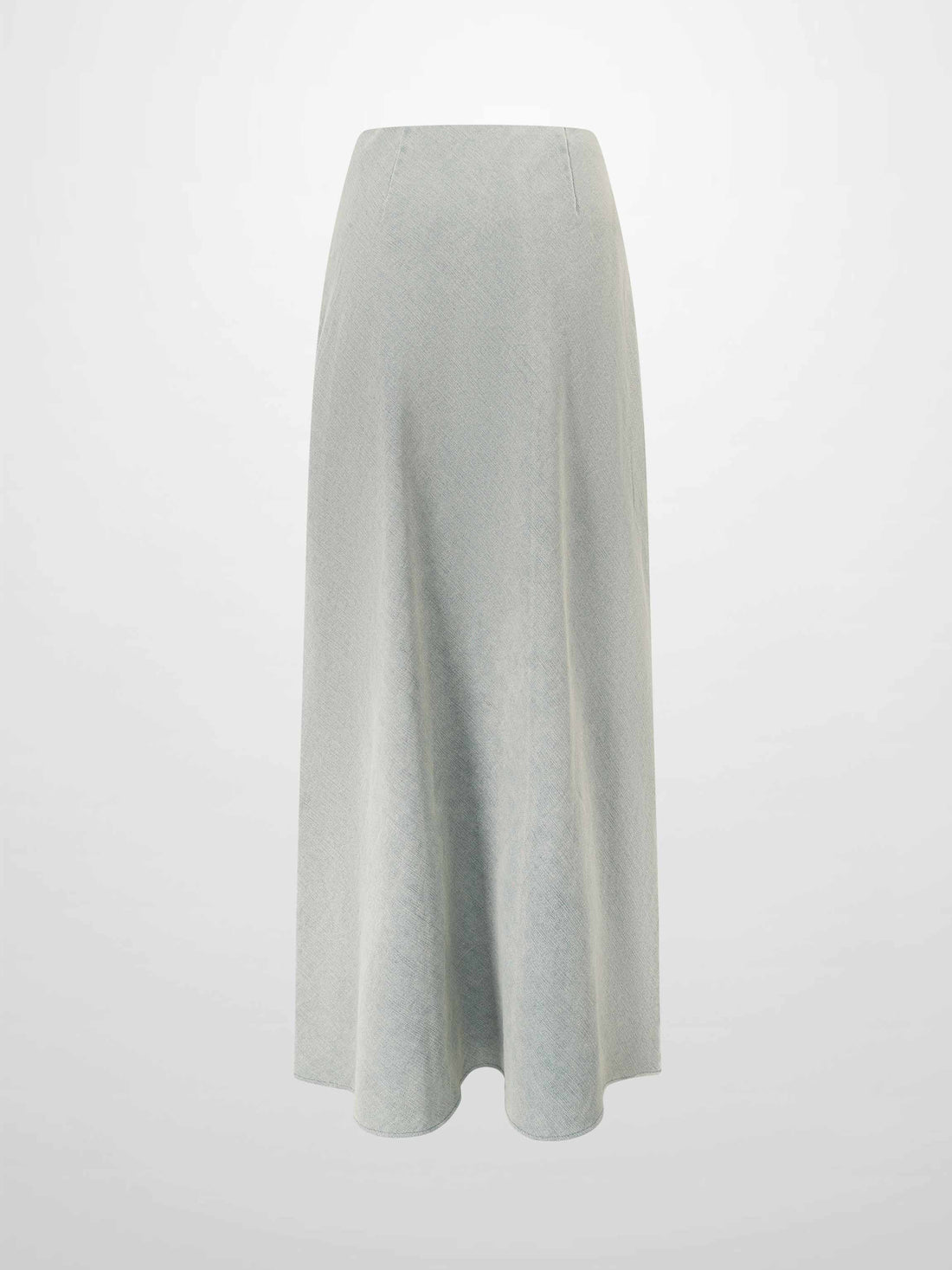 Classic Denim Skirt 37"-Light Blue