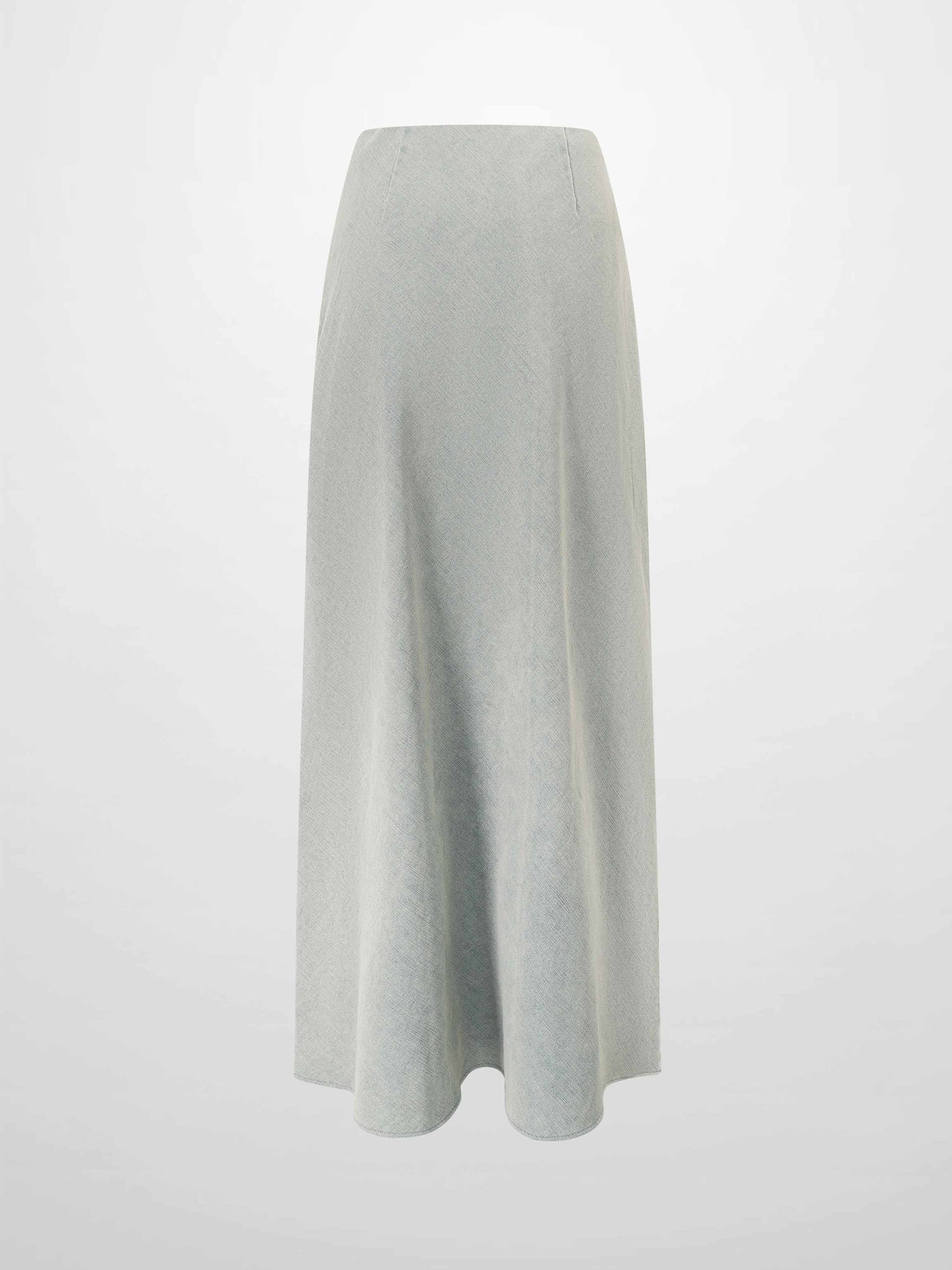 Classic Denim Skirt 37"-Light Blue