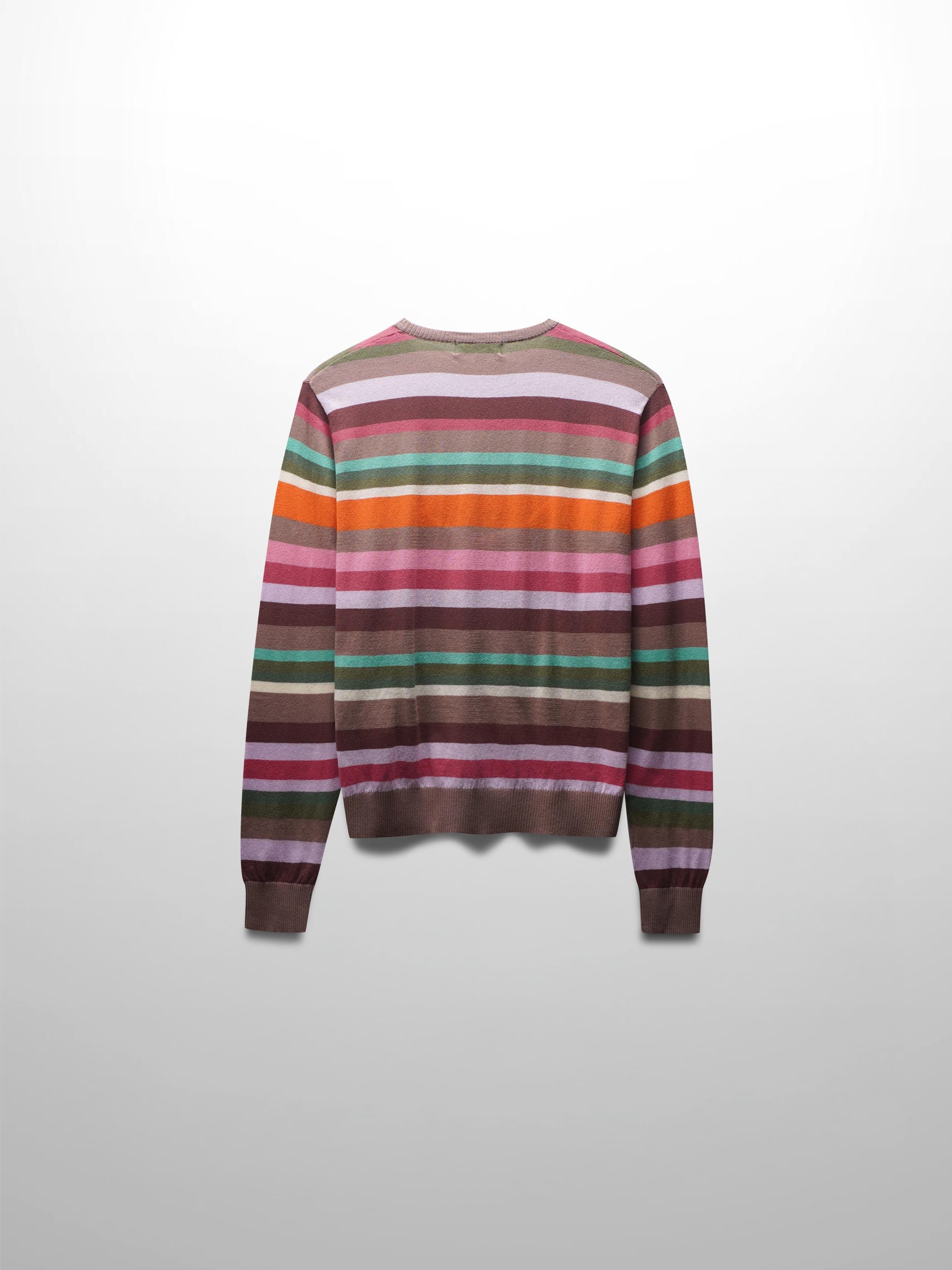 Printed Sweater-Rainbow Burst