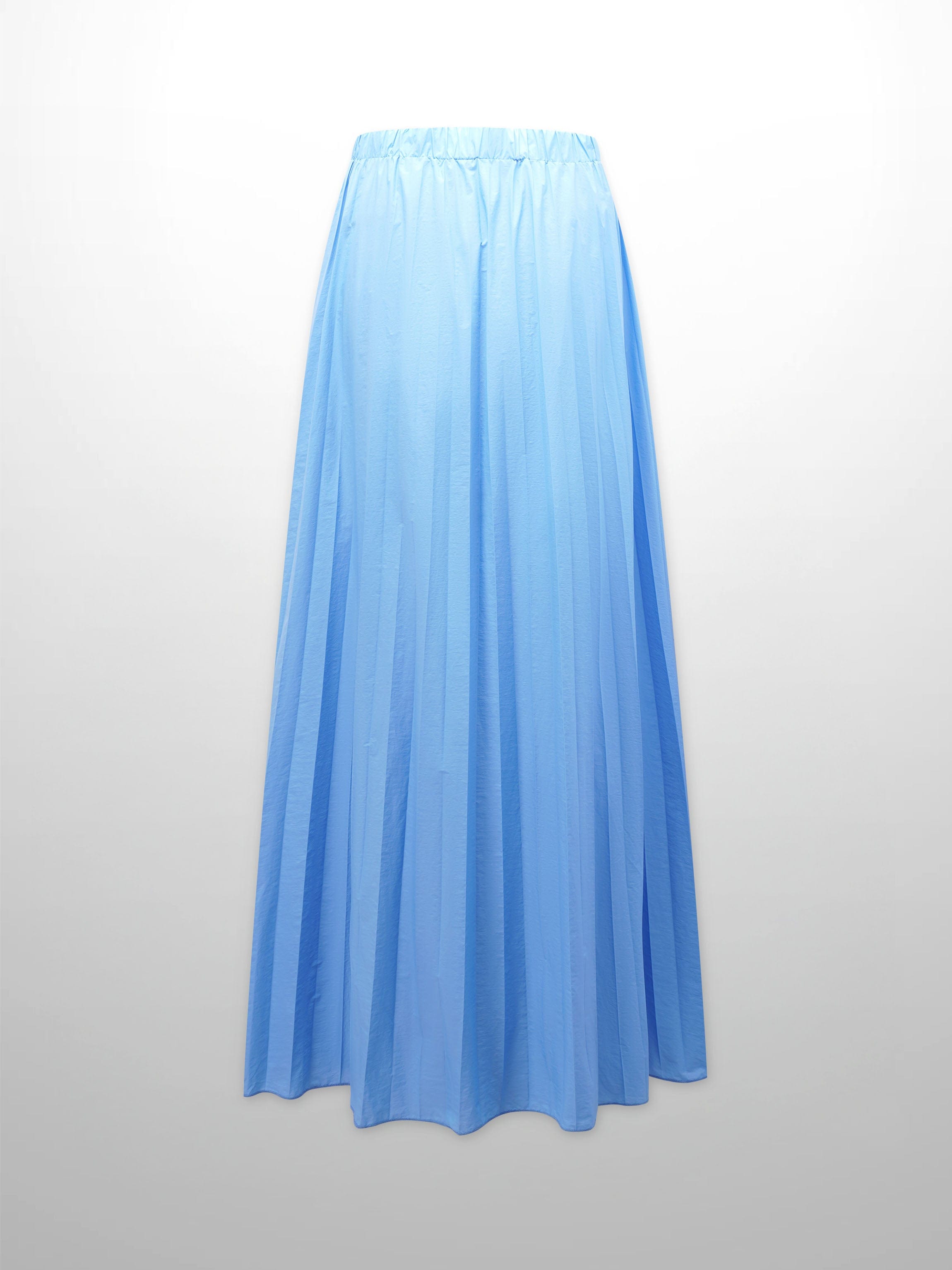 Nylon Circle Skirt-Periwinkle Blue