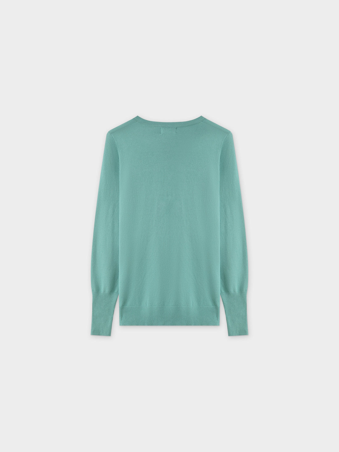 Jersey básico con cuello redondo LS-Seafoam