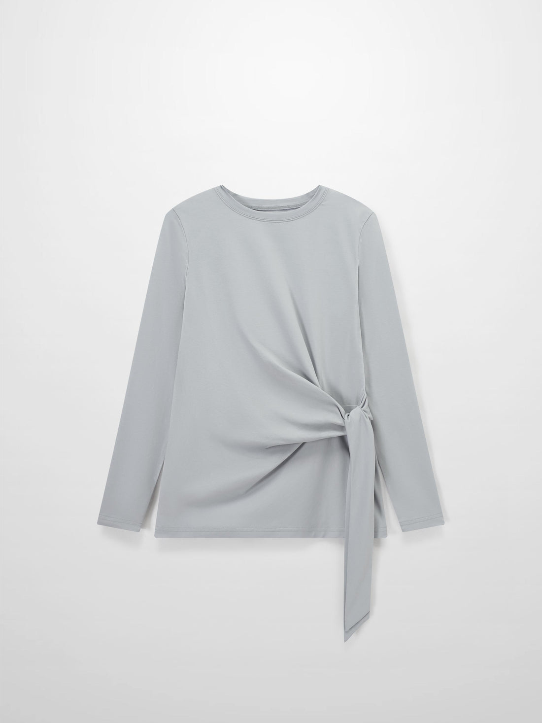 Side Tie T-Shirt-Blue