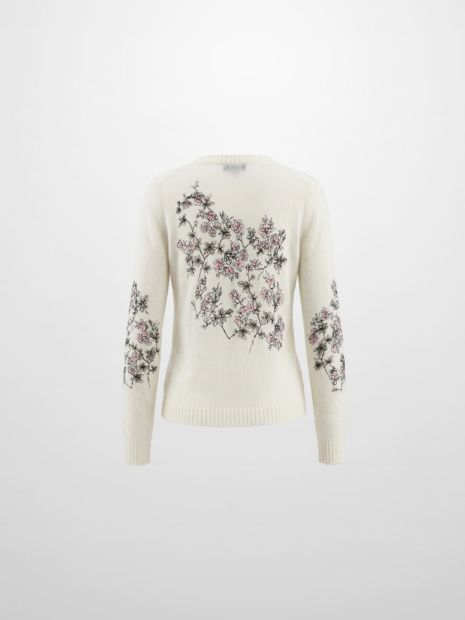 Floral Motif Sweater - Soft Floral