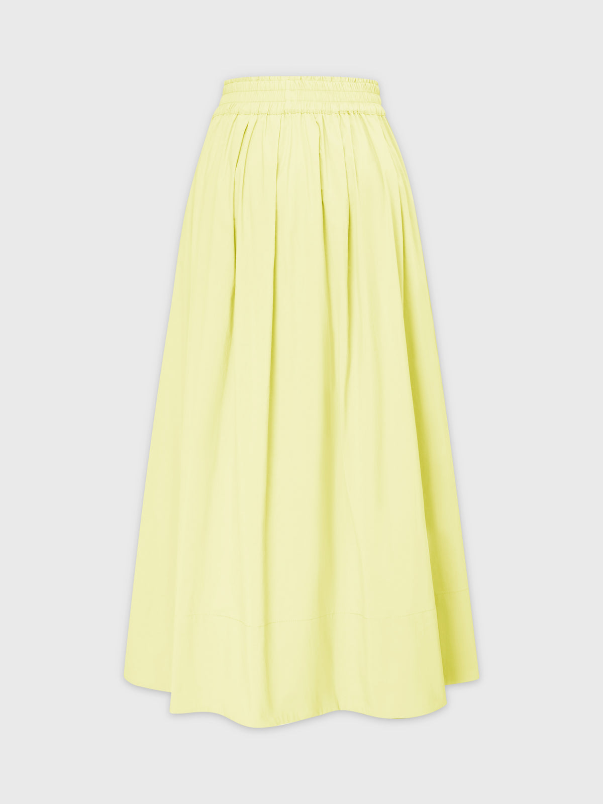 Falda con cintura fruncida-Sorbete de limón