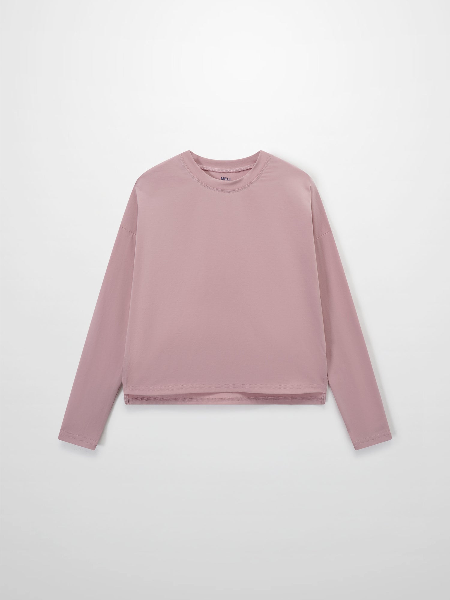 Cropped Boxy Tee-Mauve