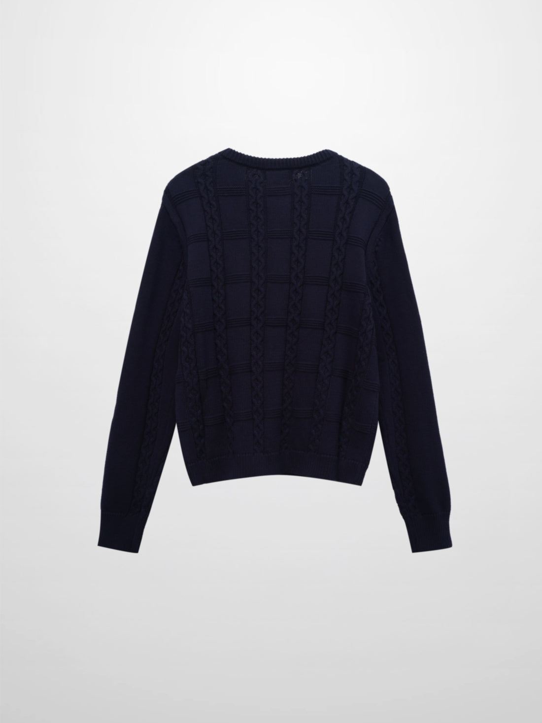 Cable Design Cardigan-Navy