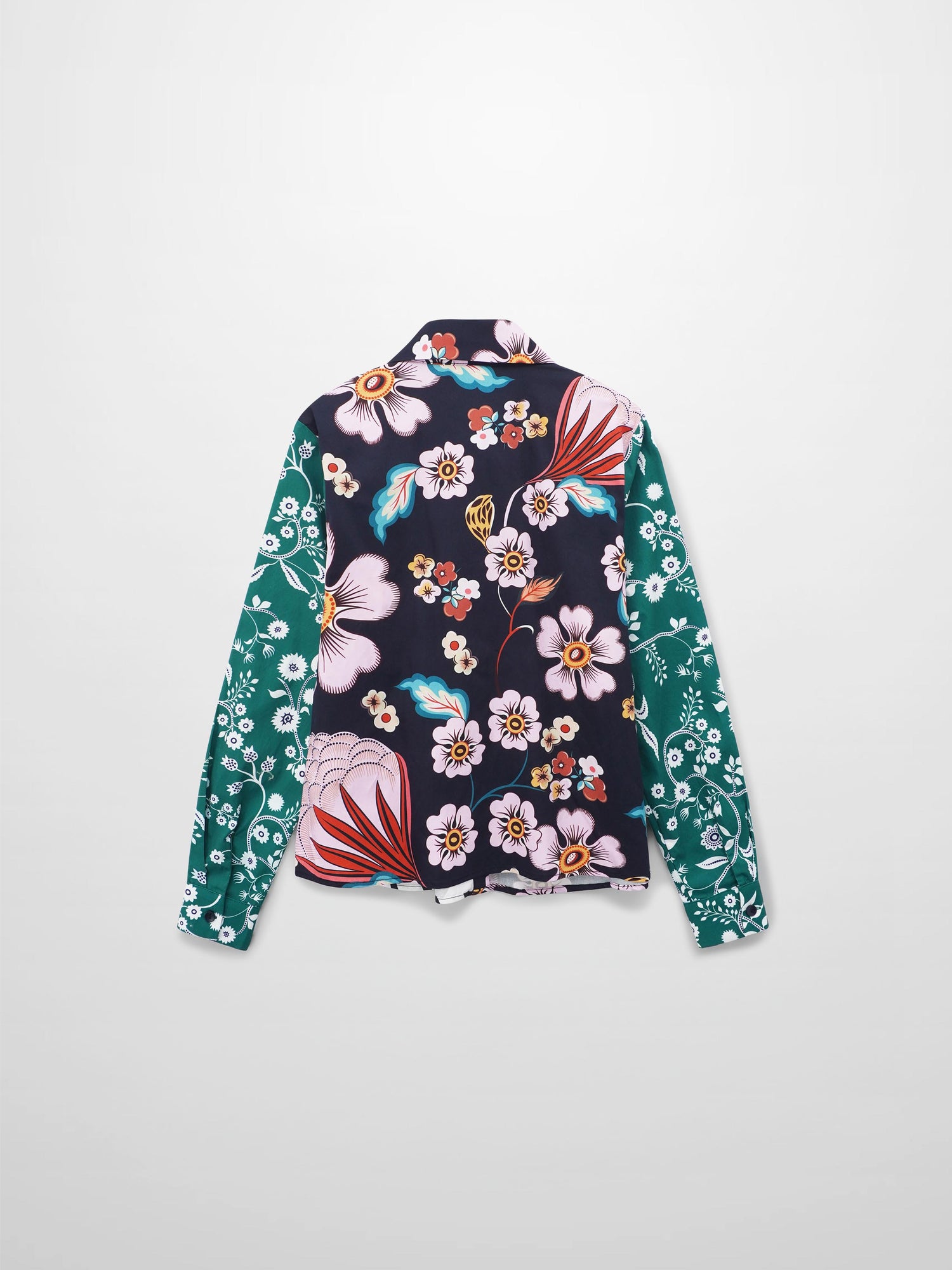 Mix Print Cotton Blouse-Mixed Print