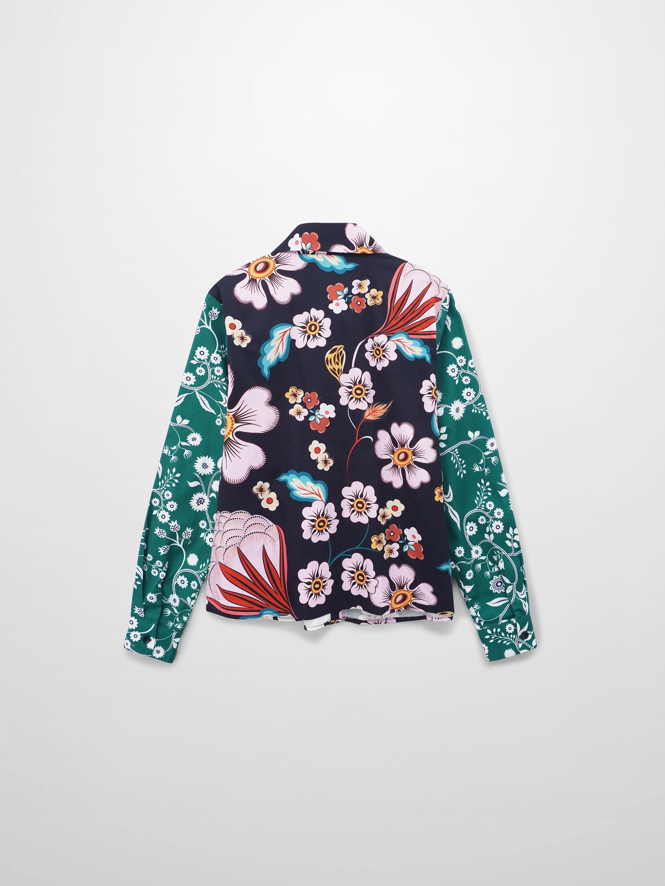 Mix Print Cotton Blouse-Mixed Print