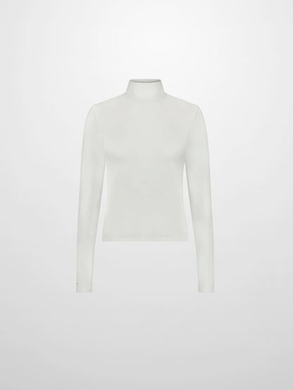 MODAL TURTLENECK LONG SLEEVE-CREAM
