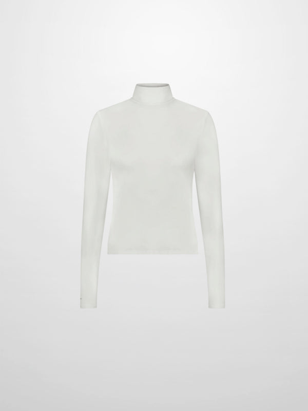MODAL TURTLENECK LONG SLEEVE-CREAM