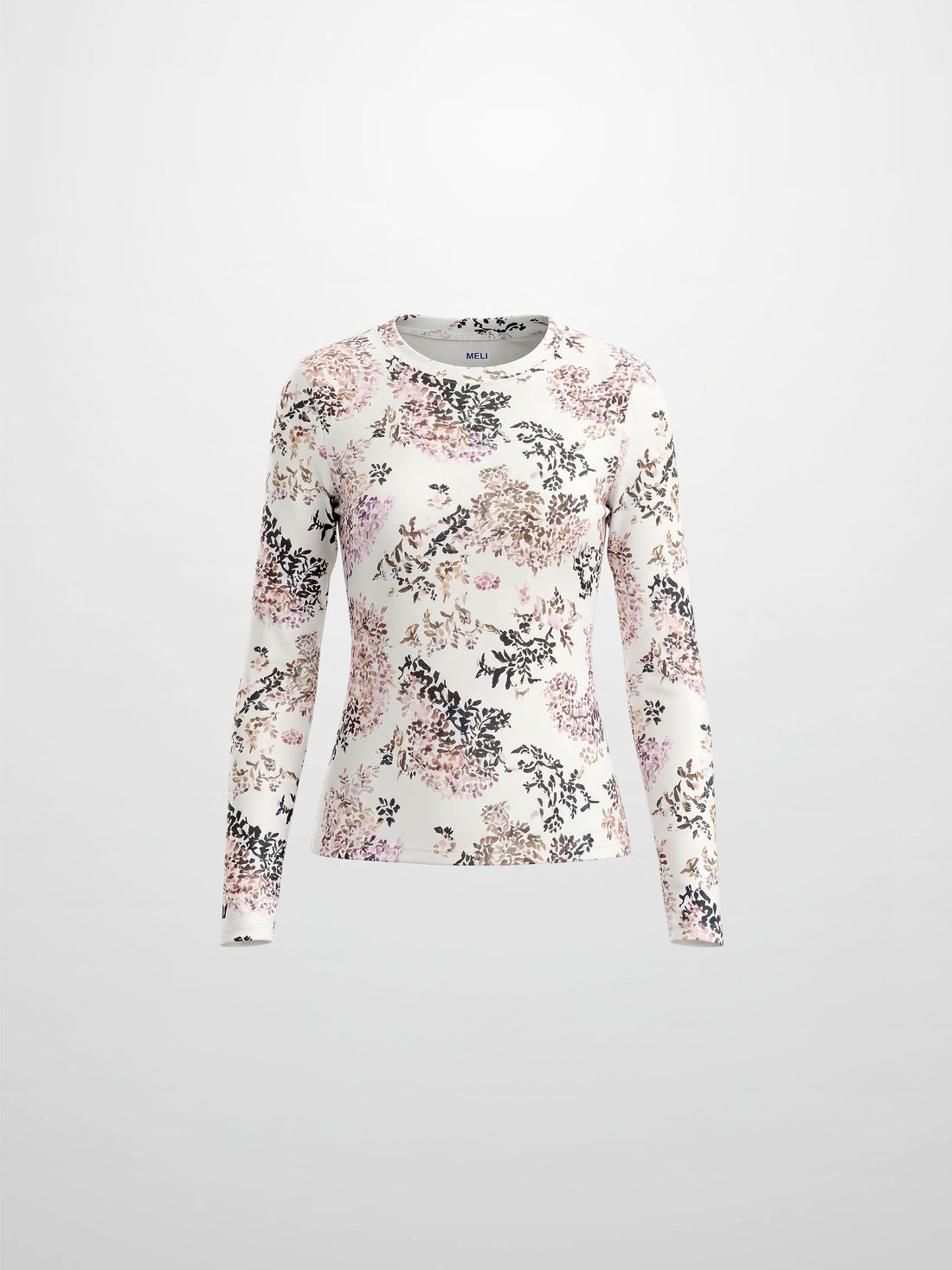 Basic Printed T-shirt-Floral Bunch