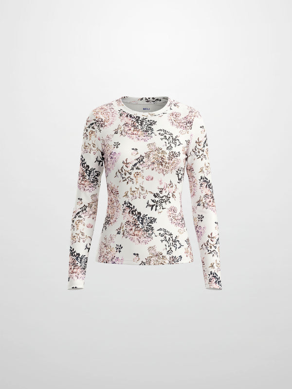 Basic Printed T-shirt-Floral Bunch