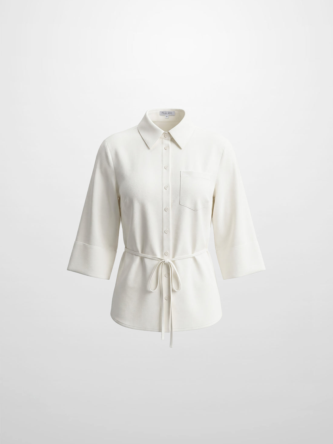 Tie Back Blouse-White