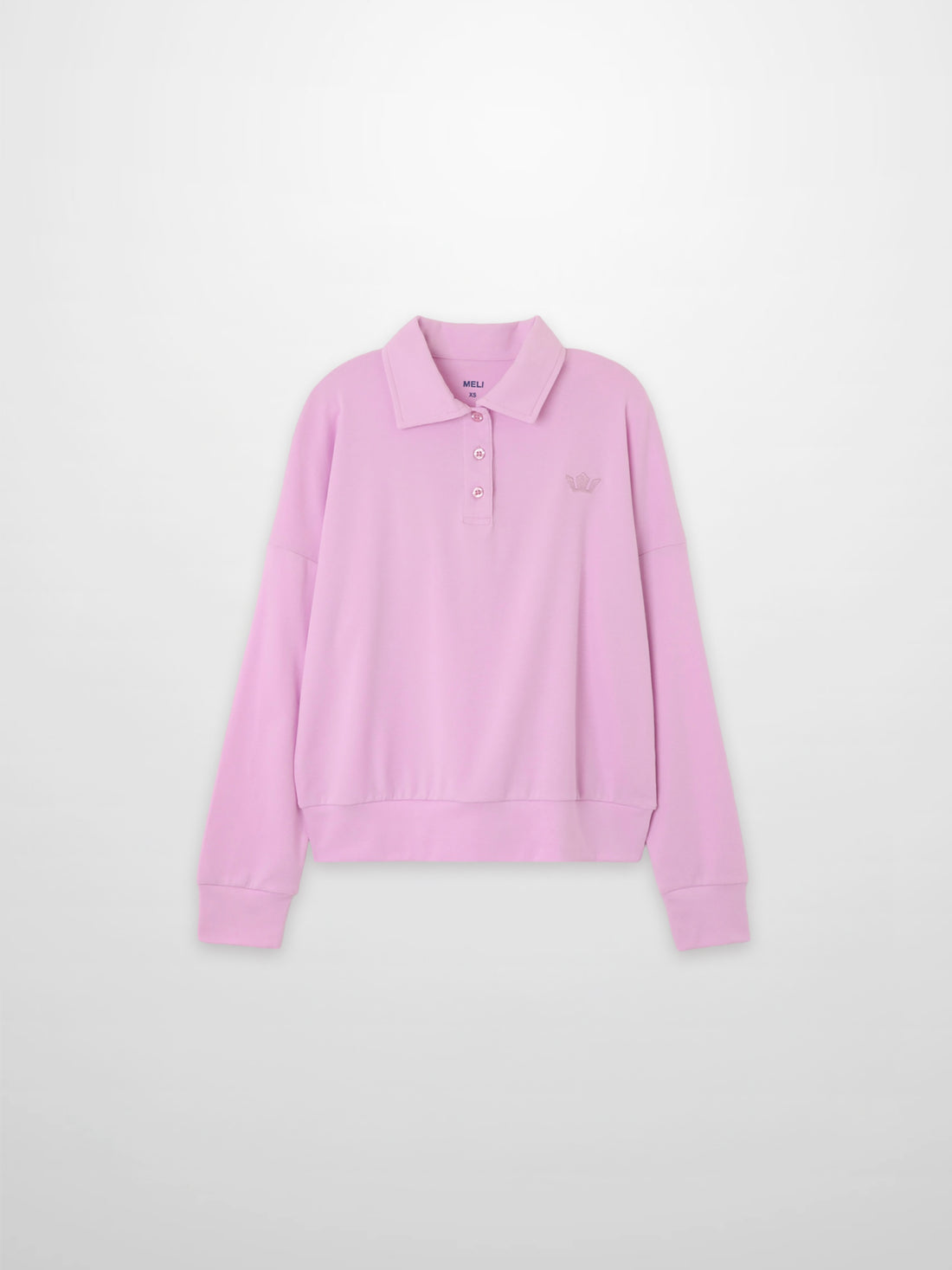 Collared Bomber Tee-Lilac