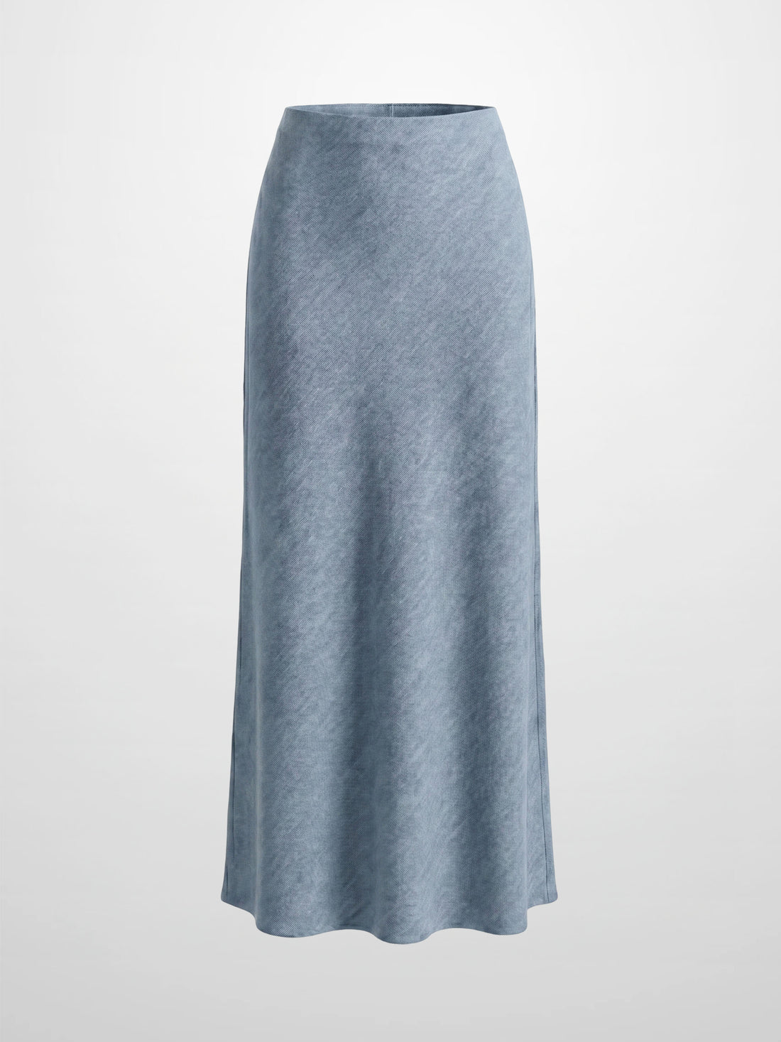 Classic Denim Skirt 37"-Light Blue