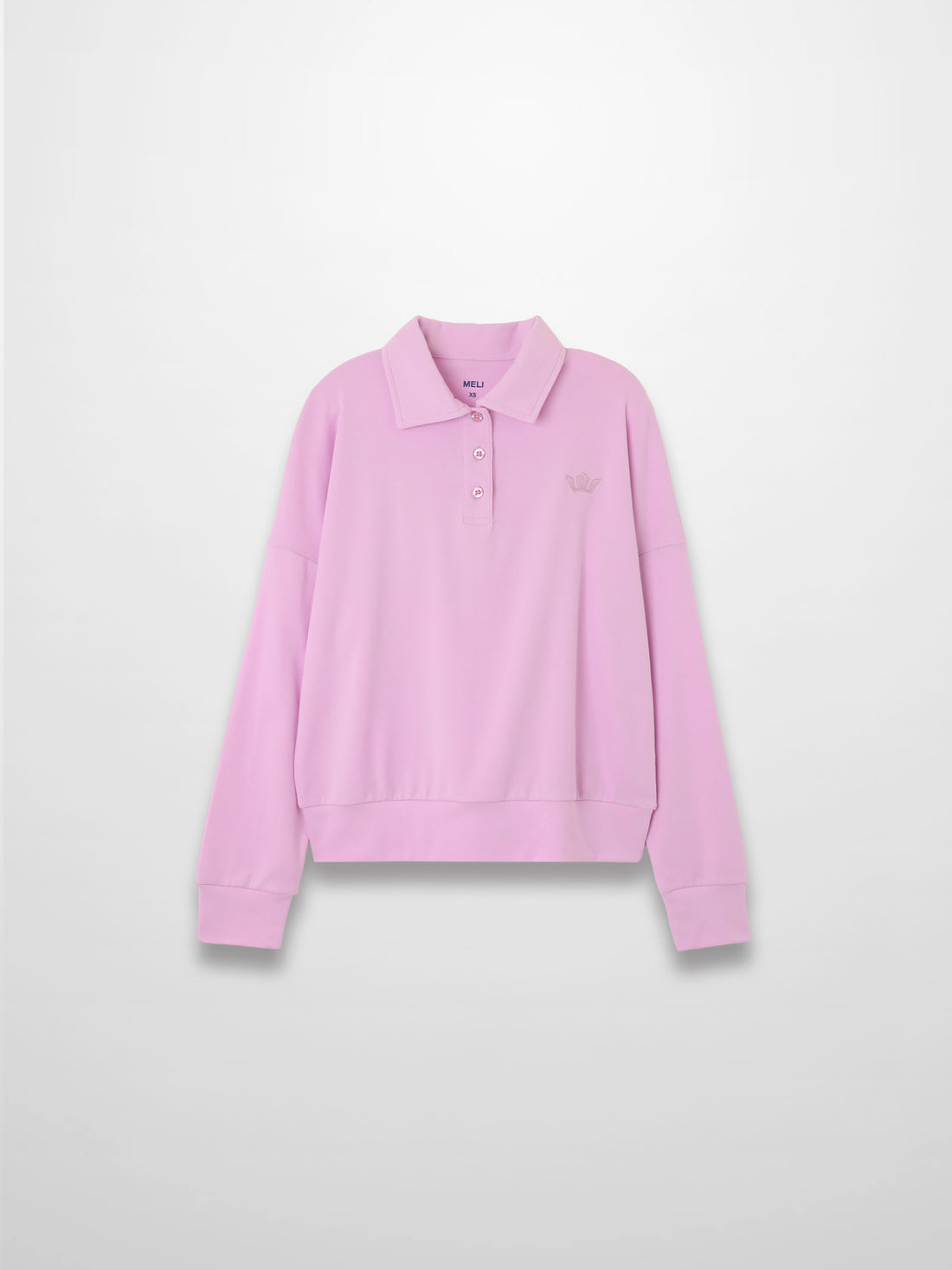 Collared Bomber Tee-Lilac