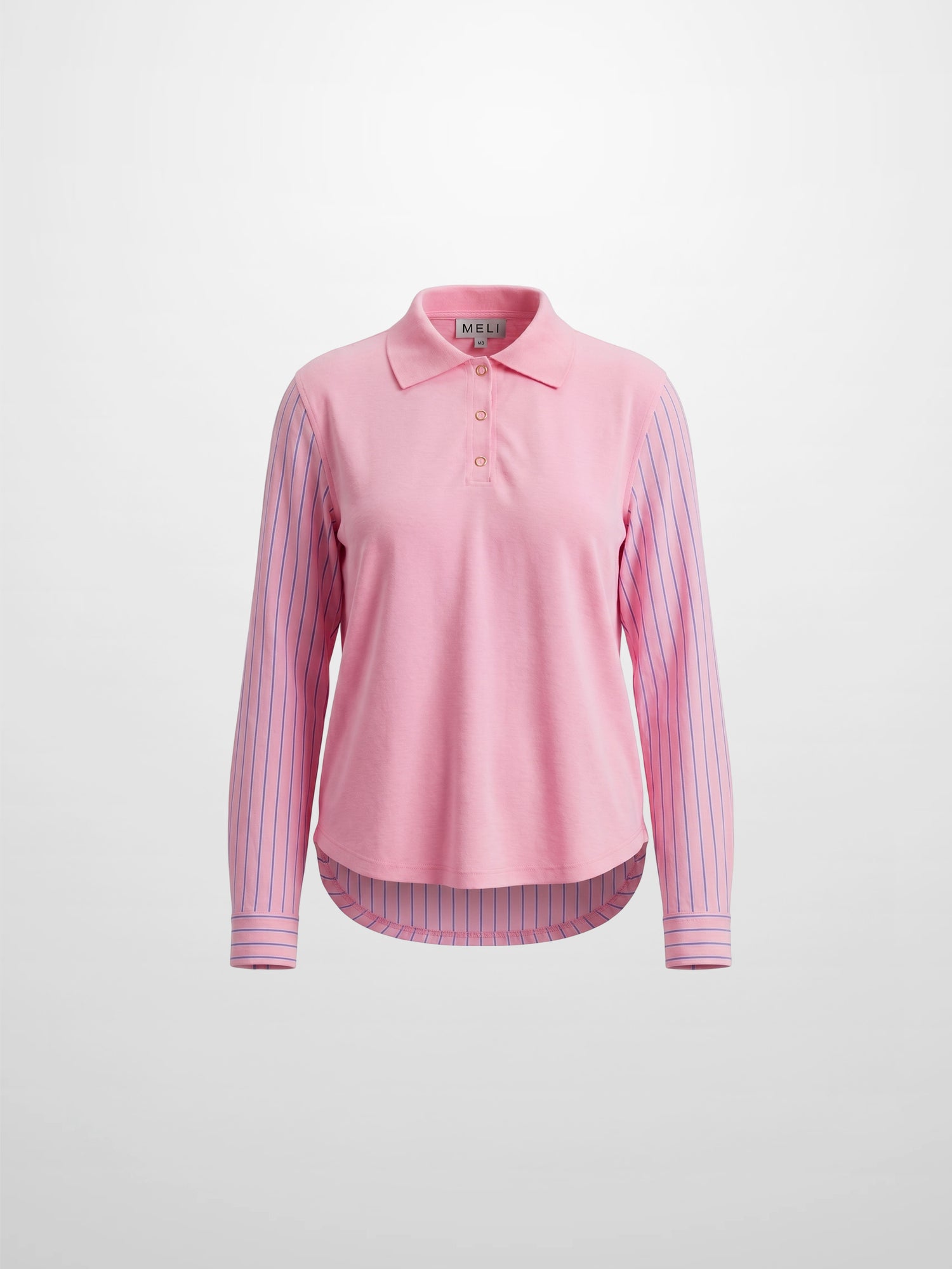 Shirt Back Polo T-Shirt-Pink