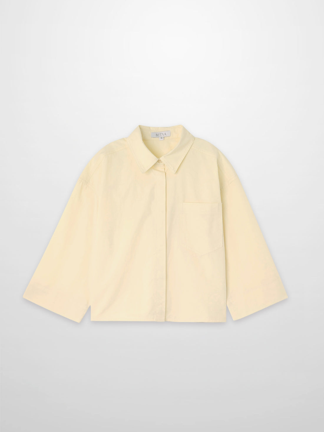 Cotton Crop Blouse-Yellow
