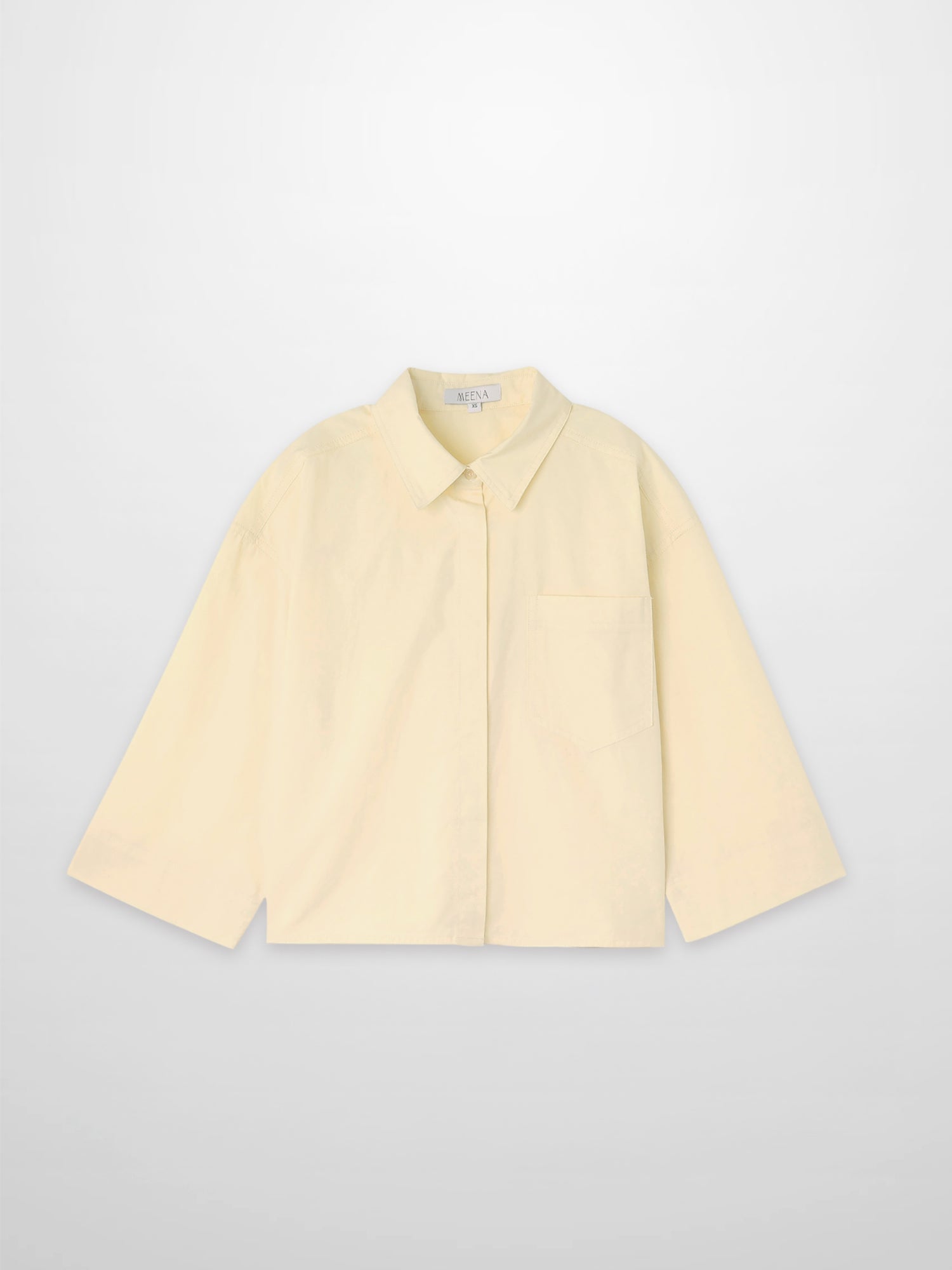 Cotton Crop Blouse-Yellow
