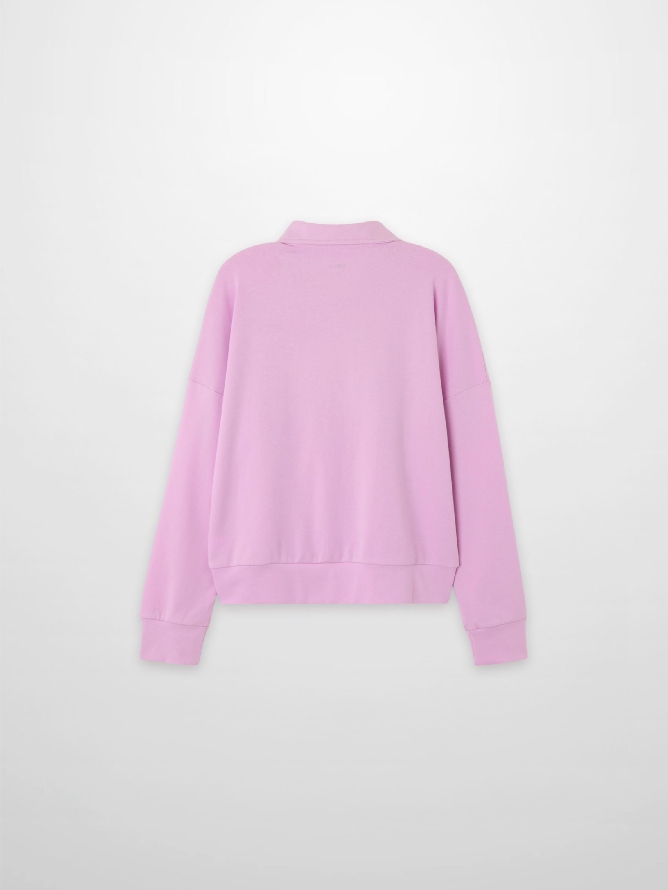 Collared Bomber Tee-Lilac