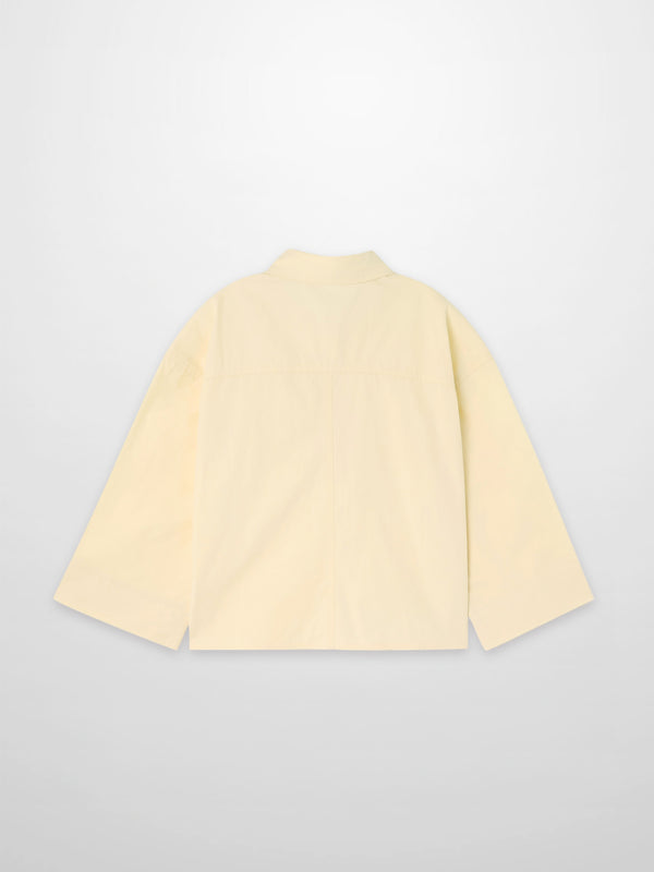 Cotton Crop Blouse-Yellow