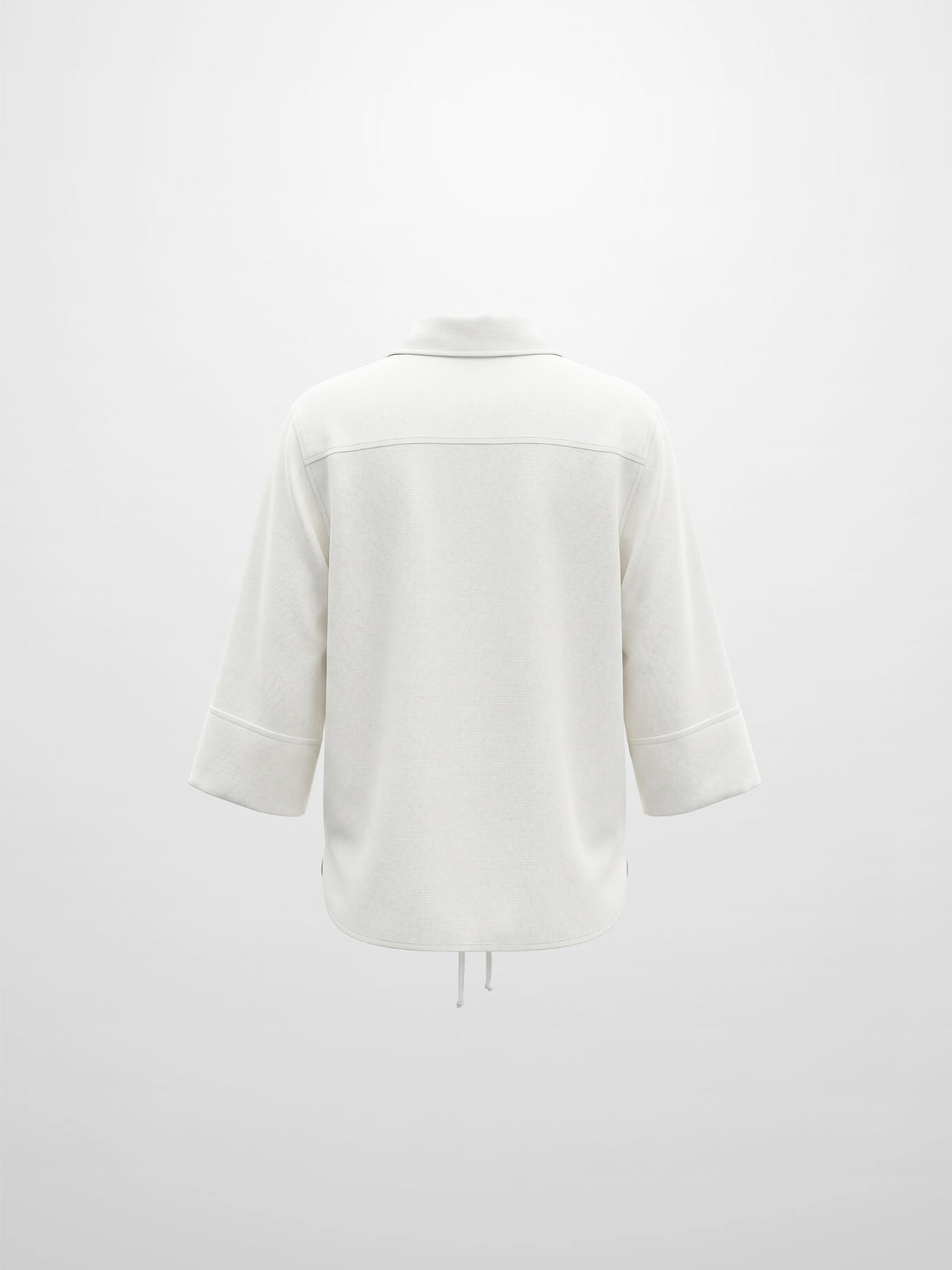 Tie Back Blouse-White